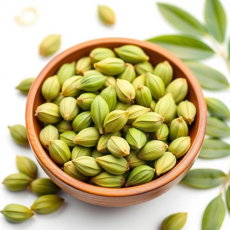 Green cardamom pods